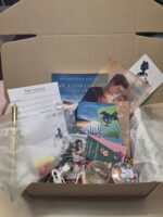 Коледна кутия с книга Ангабей